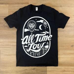 Y2K All Time Low Black Concert Shirt Size Medium Pop Punk Emo Revival Scene ATL